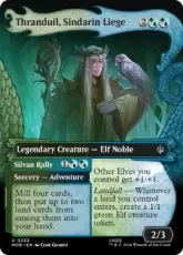 【Foil】(233)■ボーダーレス■《シンダリンの領主、スランドゥイル/Thranduil, Sindarin Liege》[HOB-BF] 金U