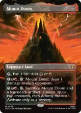 【Foil】(050)■ボーダーレス■《滅びの山/Mount Doom》[HOC] 土地R