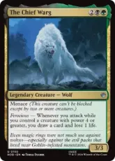 【Foil】(150)《親分魔狼/The Chief Warg》[HOB] 金U
