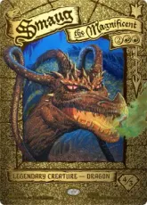 【Foil】(249)■きらめく黄金■《壮大なる者、スマウグ/Smaug the Magnificent》(ヘッドライナー)[HOB-BF] 赤R