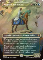 【サージ・Foil】(069)■ボーダーレス■《統一王、アラゴルン/Aragorn, the Uniter》[HOC] 金R