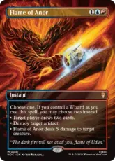 【Foil】(031)■ボーダーレス■《アノールの焔/Flame of Anor》[HOC] 金R