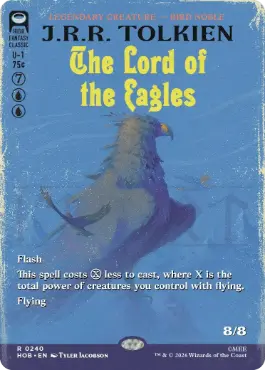 (240)■ボーダーレス■《ワシの王/The Lord of the Eagles》[HOB-BF] 青R