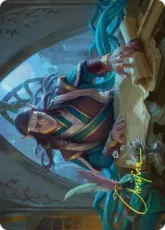 【箔押し】(009)【アート・カード】月を読む者、エルロンド [HOB]