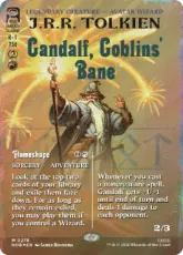【サージ・Foil】(278)■ボーダーレス■《ゴブリンの災い、ガンダルフ/Gandalf, Goblins' Bane》[HOB-BF] 赤R