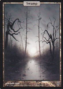 ■フルアート■《沼/Swamp》[UNH] 土地