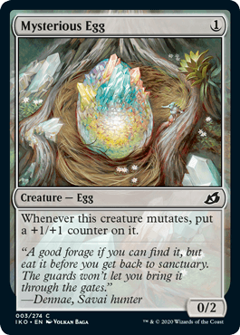 (003)《不思議な卵/Mysterious Egg》[IKO] 無C