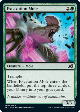 【Foil】(150)《掘削モグラ/Excavation Mole》[IKO] 緑C