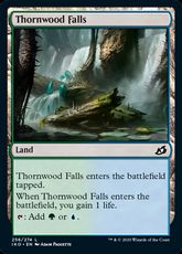 【Foil】(256)《茨森の滝/Thornwood Falls》[IKO] 土地C