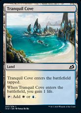 【Foil】(257)《平穏な入り江/Tranquil Cove》[IKO] 土地C