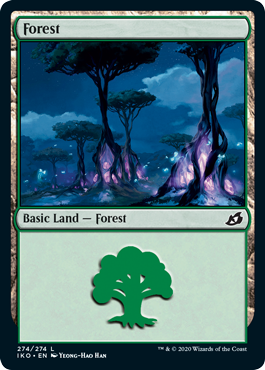 【Foil】(274)《森/Forest》[IKO] 土地