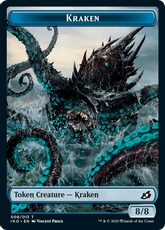 【Foil】(006)《クラーケントークン/Kraken Token》[IKO] 青