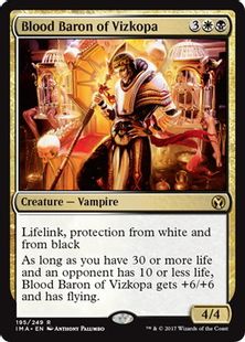 《ヴィズコーパの血男爵/Blood Baron of Vizkopa》[IMA] 金R