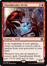 【Foil】《護符破りの小悪魔/Charmbreaker Devils》[IMA] 赤R