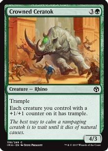 《冠角獣/Crowned Ceratok》[IMA] 緑C