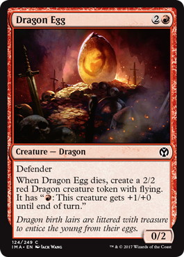 【Foil】《ドラゴンの卵/Dragon Egg》[IMA] 赤C