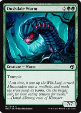 【Foil】《夕暮れ谷のワーム/Duskdale Wurm》[IMA] 緑C