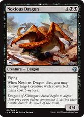 【Foil】《有毒ドラゴン/Noxious Dragon》[IMA] 黒U