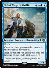 【Foil】《ザルファーの魔道士、テフェリー/Teferi, Mage of Zhalfir》[IMA] 青R