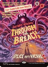 【Foil】(487)■ボーダーレス■《裂け目の突破/Through the Breach》[INR] 赤R