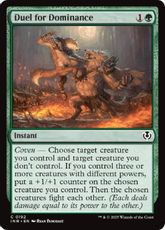 【Foil】(192)《支配を懸けた決闘/Duel for Dominance》[INR] 緑C