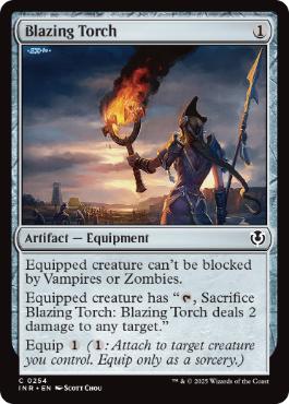(254)《猛火の松明/Blazing Torch》[INR] 茶C