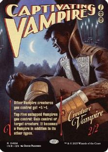 (484)■ボーダーレス■《蠱惑的な吸血鬼/Captivating Vampire》[INR] 黒R