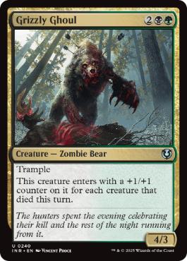 (240)《灰色熊のグール/Grizzly Ghoul》[INR] 金U