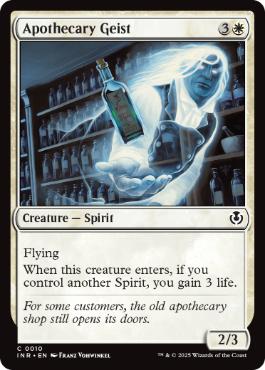 (010)《薬剤師の霊/Apothecary Geist》[INR] 白C