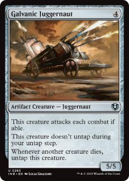 (263)《電位式巨大戦車/Galvanic Juggernaut》[INR] 茶U