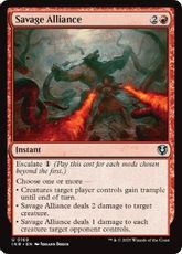 【Foil】(169)《粗暴な協力/Savage Alliance》[INR] 赤U