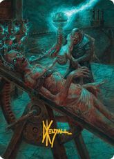 【箔押し】(008)【アート・カード】屋根の上の嵐[INR]