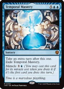 (090)《時間の熟達/Temporal Mastery》[INR] 青R