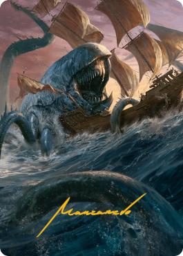 【MTG】船砕きの怪物 Foil PLD](フルアート)船砕きの怪物/Hullbreaker Horror《日本語》【VOW】
