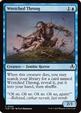 【Foil】(094)《悲惨な群れ/Wretched Throng》[INR] 青C