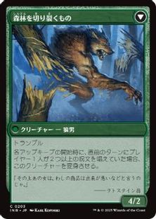 森林を切り裂くもの
