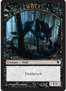 (006)《狼トークン/Wolf Token》[ISD] 黒