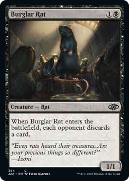 (384)《泥棒ネズミ/Burglar Rat》[J22] 黒C