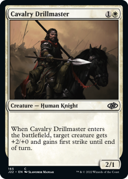 (165)《騎兵隊の教練官/Cavalry Drillmaster》[J22] 白C
