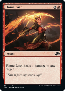 (534)《炎の鞭打ち/Flame Lash》[J22] 赤C