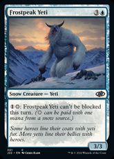 (301)《霜峰のイエティ/Frostpeak Yeti》[J22] 青C