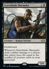 (422)《墓刃の匪賊/Graveblade Marauder》[J22] 黒R