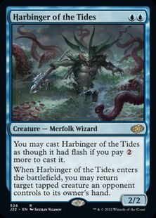 (306)《潮流の先駆け/Harbinger of the Tides》[J22] 青R