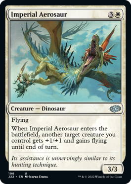 (196)《帝国のエアロサウルス/Imperial Aerosaur》[J22] 白U