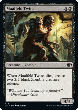 (438)《マルフェルドの双子/Maalfeld Twins》[J22] 黒C