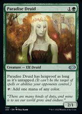 (704)《楽園のドルイド/Paradise Druid》[J22] 緑U