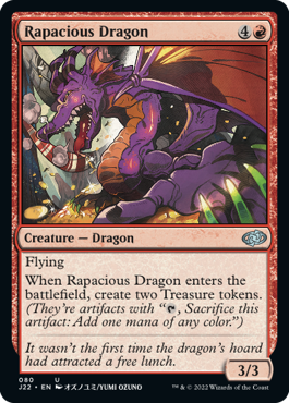 (080)《多欲なドラゴン/Rapacious Dragon》[J22] 赤U