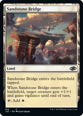 (819)《砂岩の橋/Sandstone Bridge》[J22] 土地C