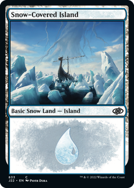 《冠雪の島/Snow-Covered Island》[J22] 土地C