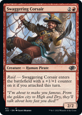(611)《意気がった海賊/Swaggering Corsair》[J22] 赤C